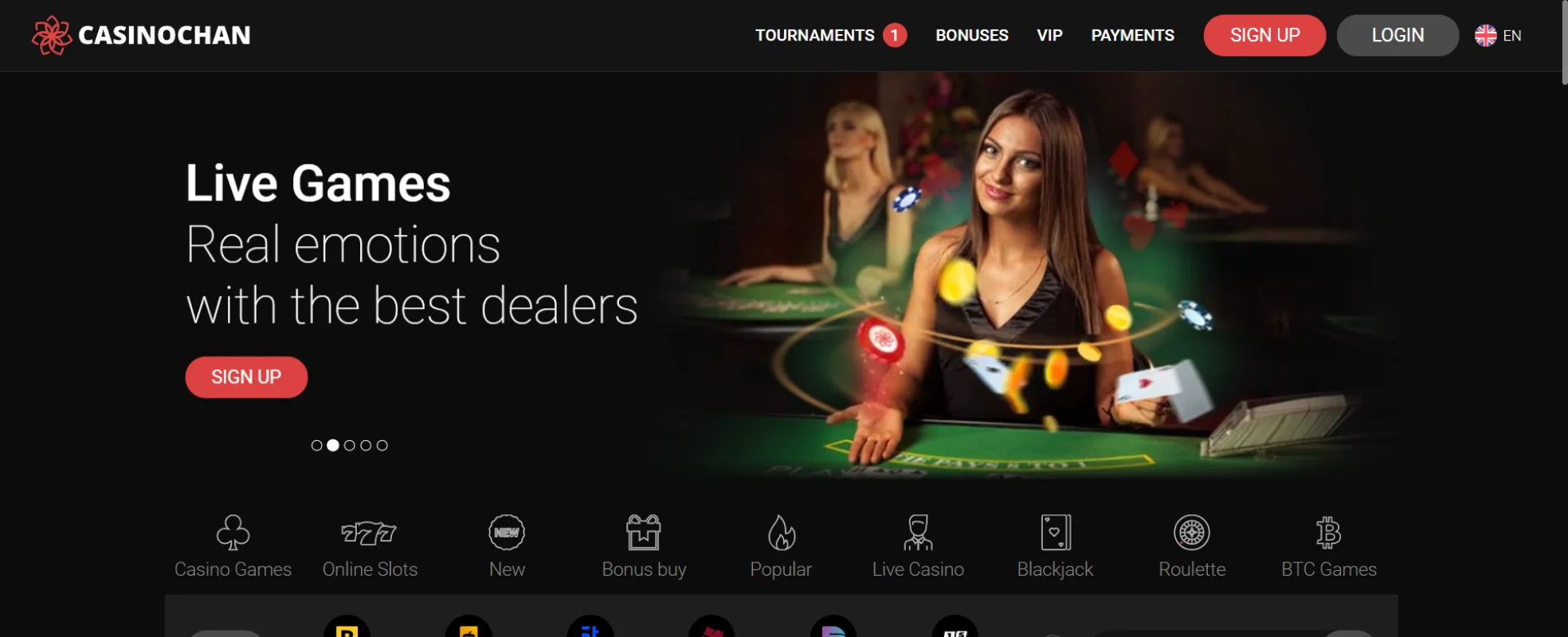 CasinoChan Live Dealers CasinoChan Live Dealers